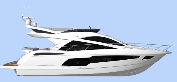 Sunseeker Manhattan 55 Side Profile