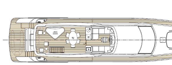 Aqualiner 77 Sundeck Layout Plan
