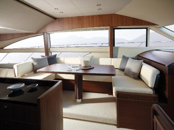 Princess Flybridge 56 Motor Yacht Dining Area