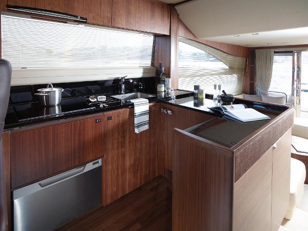 Princess Flybridge 56 Motor Yacht Galley