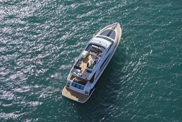 Fairline Squadron 65 Aerial Shot