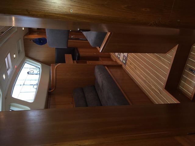 Looking aft from forward area