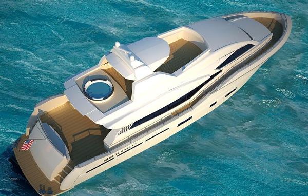 Miss Tor Yacht 100 Aerial View