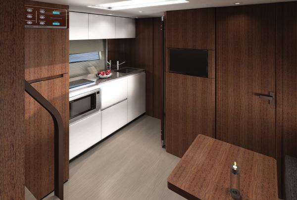 Fairline Targa 48 Gran Turismo Galley