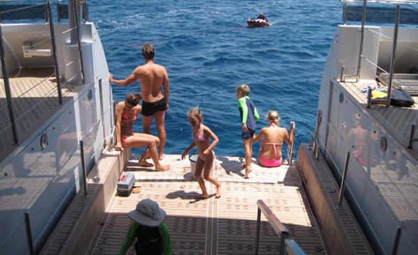 Curvelle Quaranta Bathing Platform