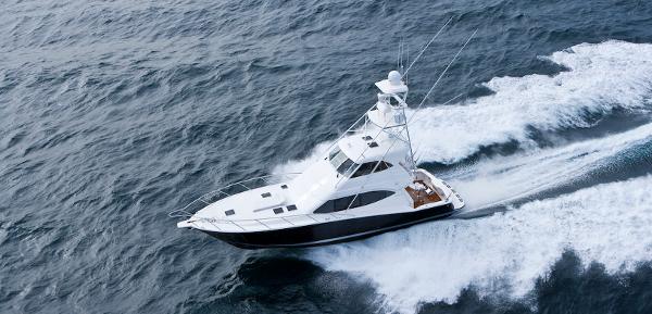 Maritimo 500 Offshore Convertible Aerial Shot