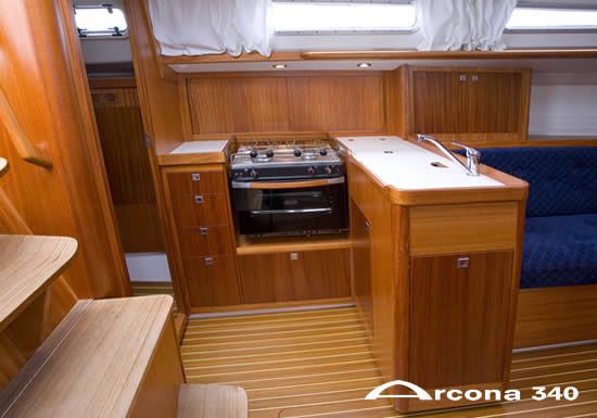 Arcona 340 Galley