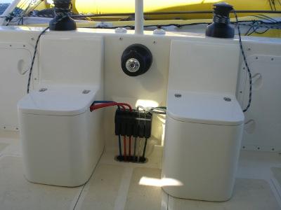 Manufacturer Provided Image: GreenCat 445 rear seats with rope storage