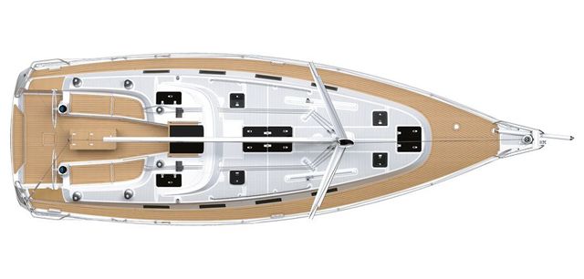 Manufacturer Provided Image: Bavaria 40S Cruiser Layout Deck