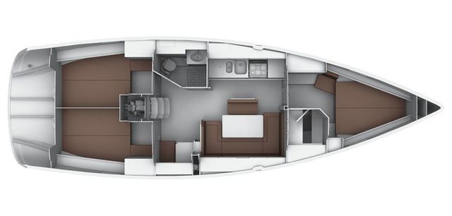 Manufacturer Provided Image: Bavaria 40S Cruiser Layout Interior