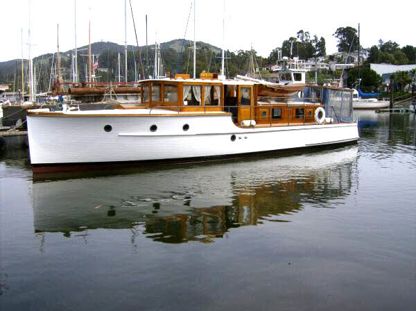 Old cabin cruiser boats