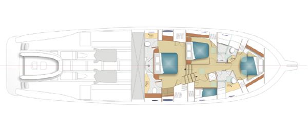 Maritimo M73 Layout Lower GA