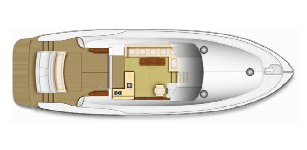 Maritimo Mustang 50 Saloon/Cockpit Layout