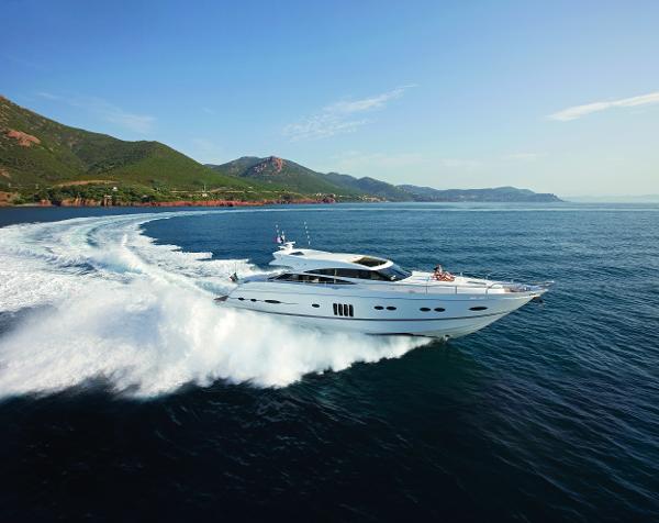 Princess V78 Side View