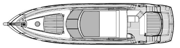 Sunseeker Predator 64 Exterior Layout Plan