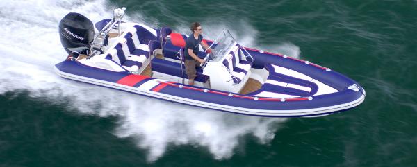Cobra Ribs Nautique 7.6m View From Above