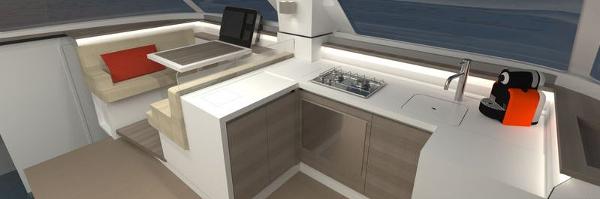 Nautitech Open 40 Galley