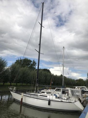 Baltic 40 in marina
