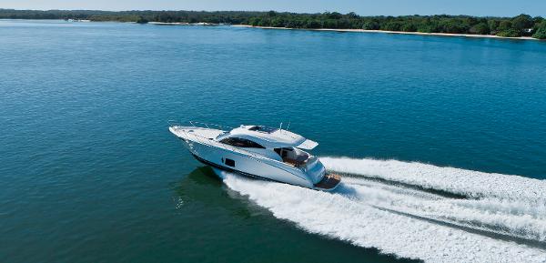 Maritimo C50 Sports Yacht Running Shot