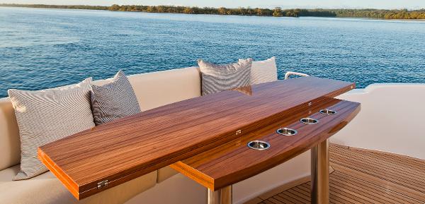 Maritimo C50 Sports Yacht Cockpit