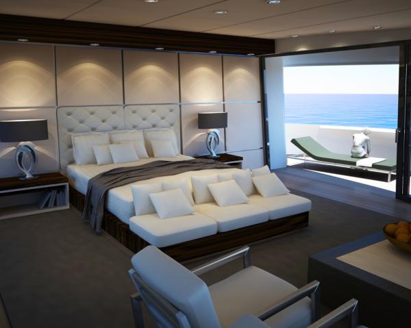 Owners cabin looking aft