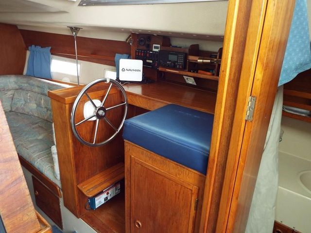 Internal helm position.