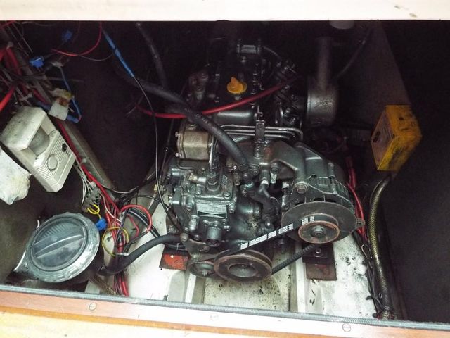 Engine bay.