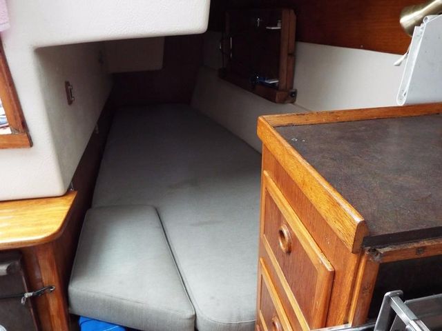 Portside quarter berth.