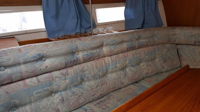 Portside 'C' configuration upholstery.