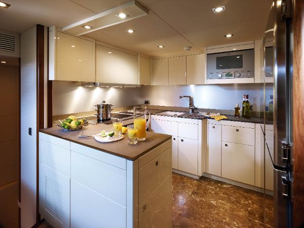 Sunseeker 30M Yacht Galley
