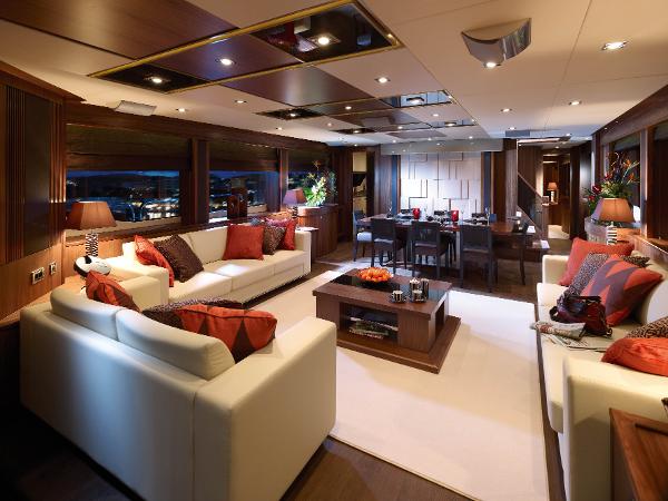 Sunseeker 30M Yacht Saloon