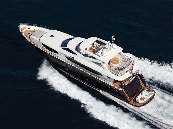 Sunseeker 30M Yacht Aerial View