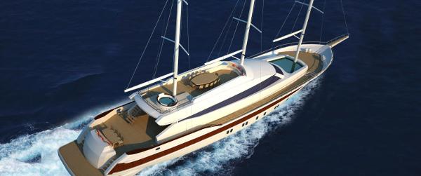 Miss Tor Yacht Schooner 130 Cruising