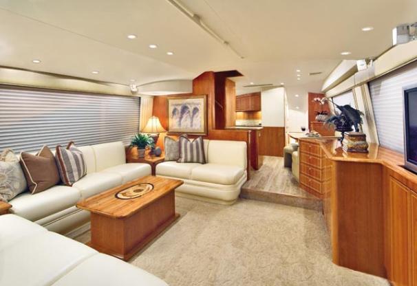 Enclosed bridge interior shown.
