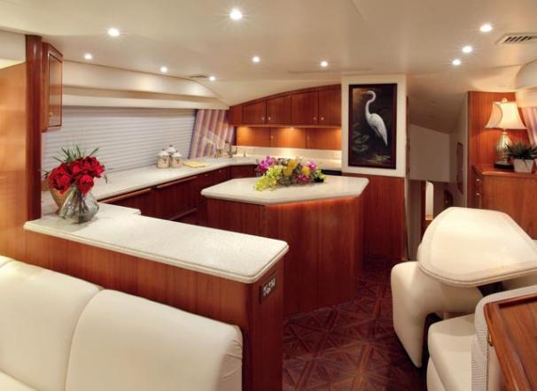 Open bridge galley shown.