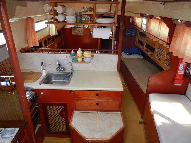 Galley and Saloon