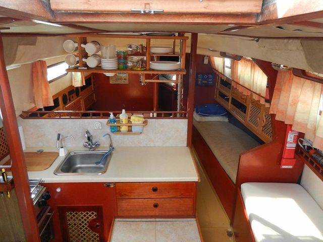 Galley and Saloon