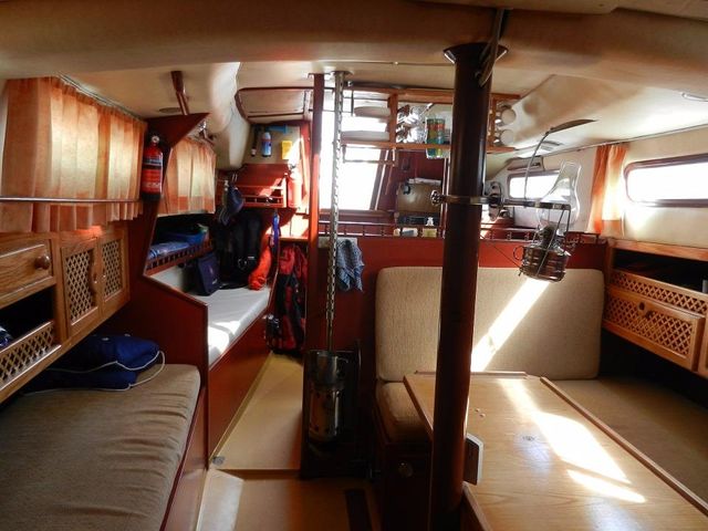 Looking aft