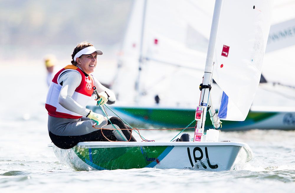 Annalise Murphy delivered Ireland's first Olympic Sailing medal for 36 years. Photo Sailing Energy/World Sailing.