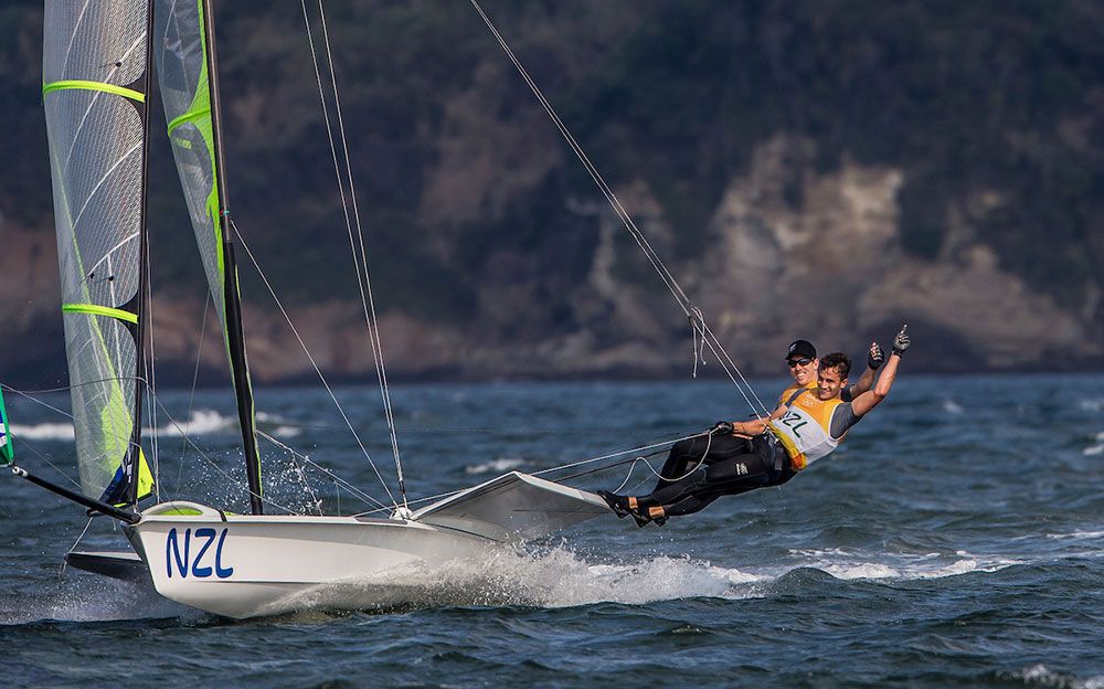 Kiwi domination in the 49er: 2016 Rio Olympic Games: Sailing: Photo Sailing Energy/World Sailing.