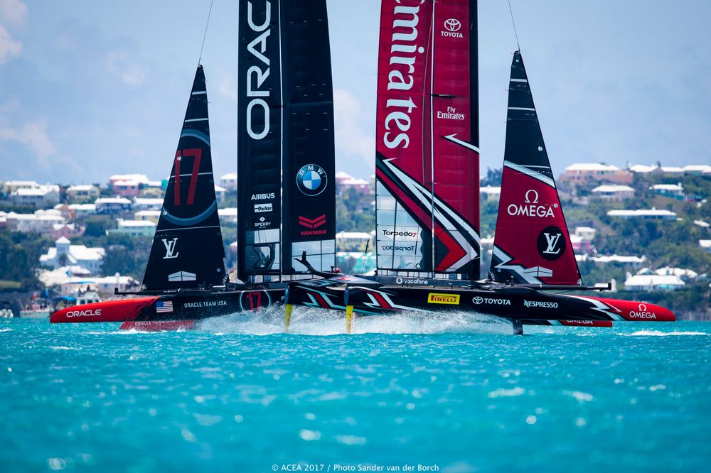 Team New Zealand and oracle 35thAmerica's Cup