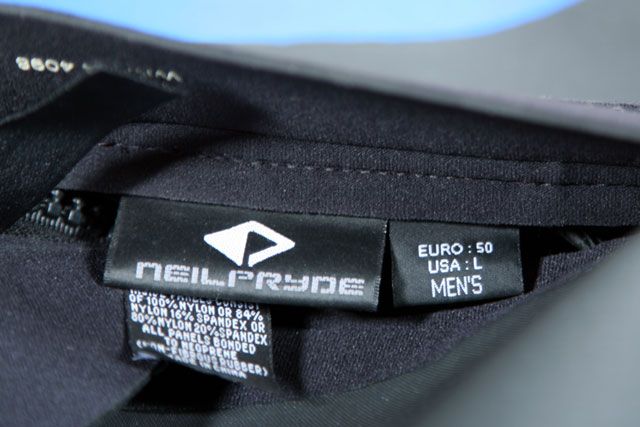 Size is vital with a wetsuit