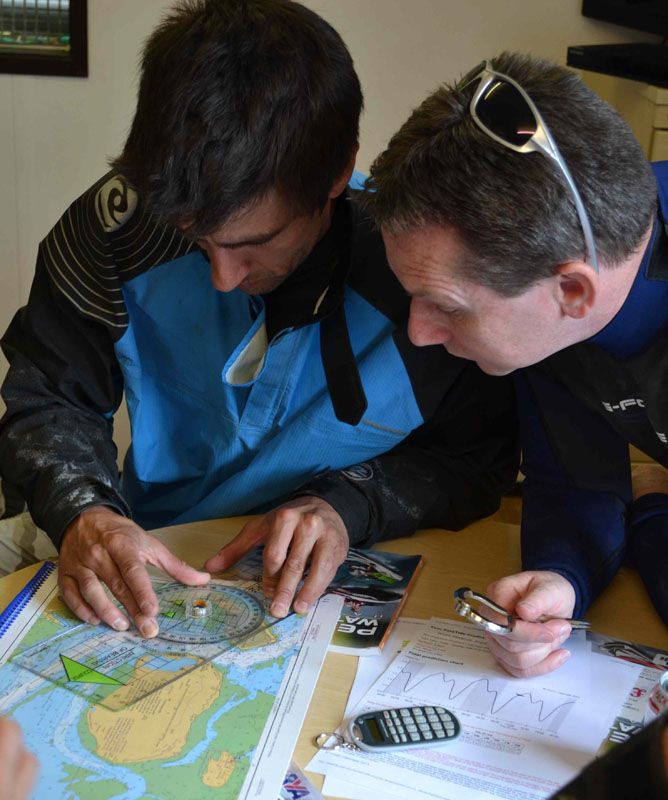 Classroom theory: powerboat tuition