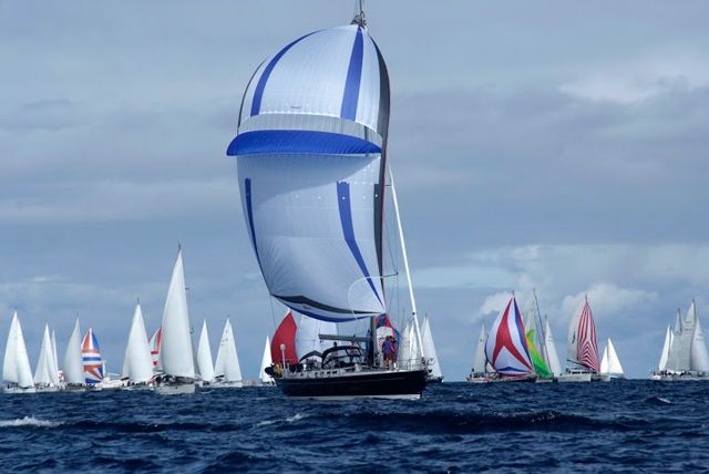Beneteau 57 Fred (NED) at the start of ARC 2010. Photo: World Cruising Club/Barry Pickthall www.pplmedia.com