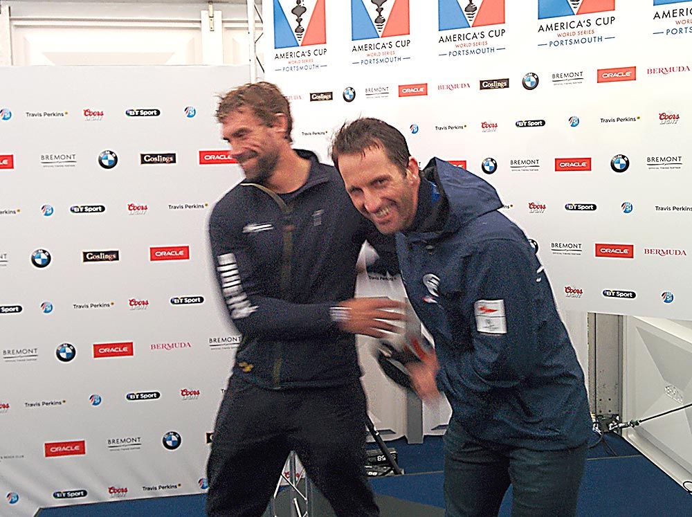Ben Ainslie - Iain Percy - ACWS Portsmouth