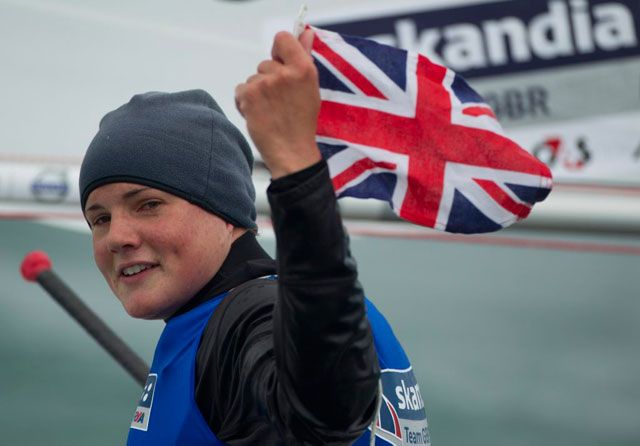Alison Young Laser Radial gold medal winner