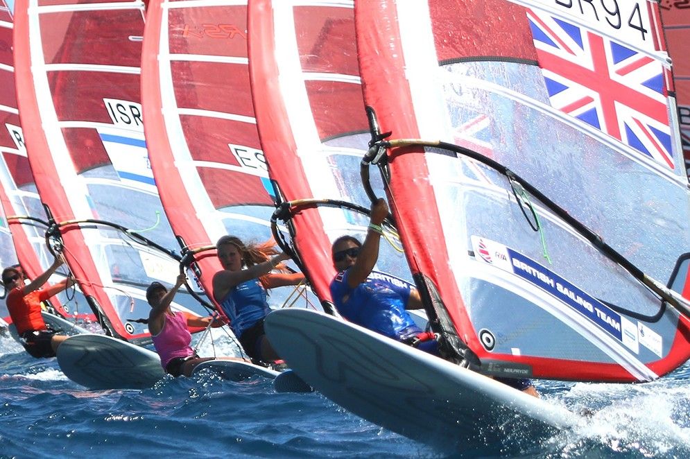 Bryony Shaw wins gold at the 2015 RS:X Europeans.