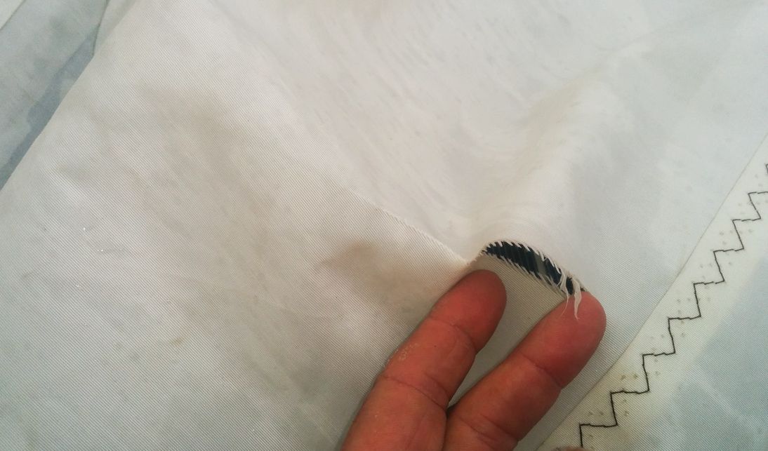 Sail damage