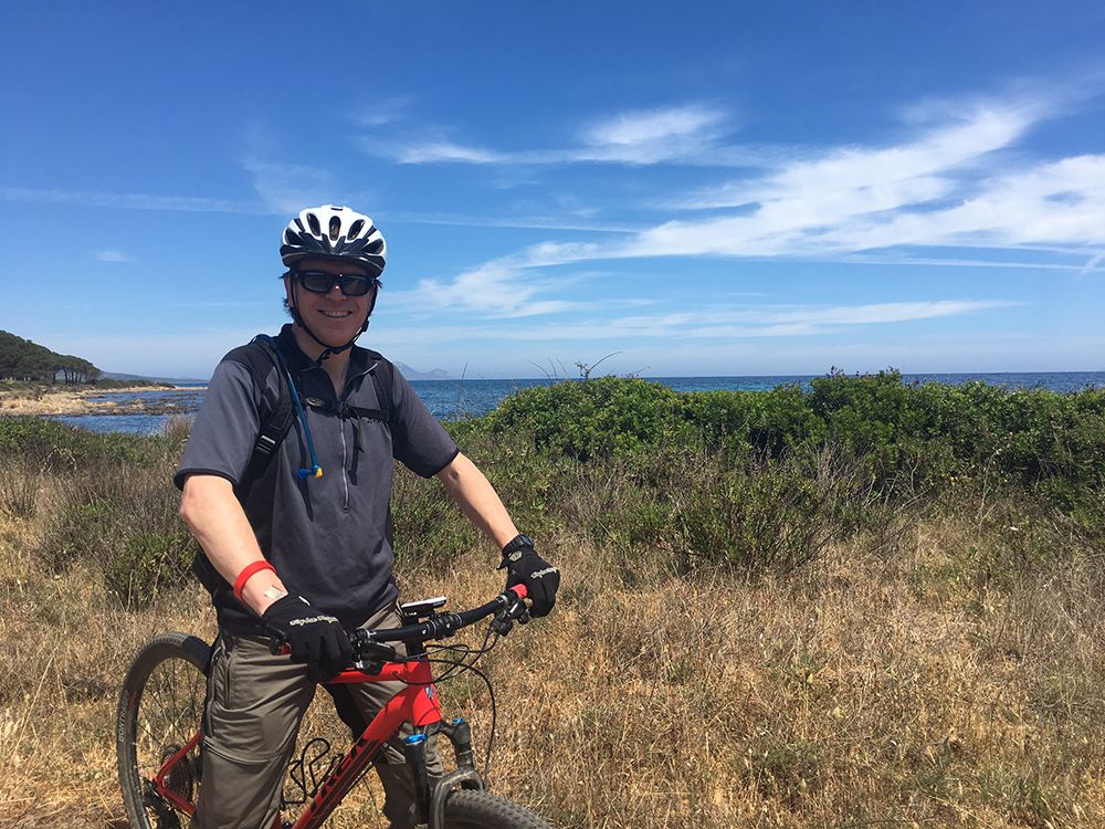 beach club holiday mountain biking