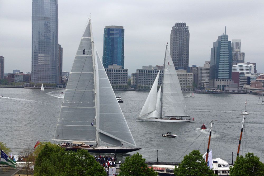 J Class yachts Topaz and Ranger: America's Cup New York